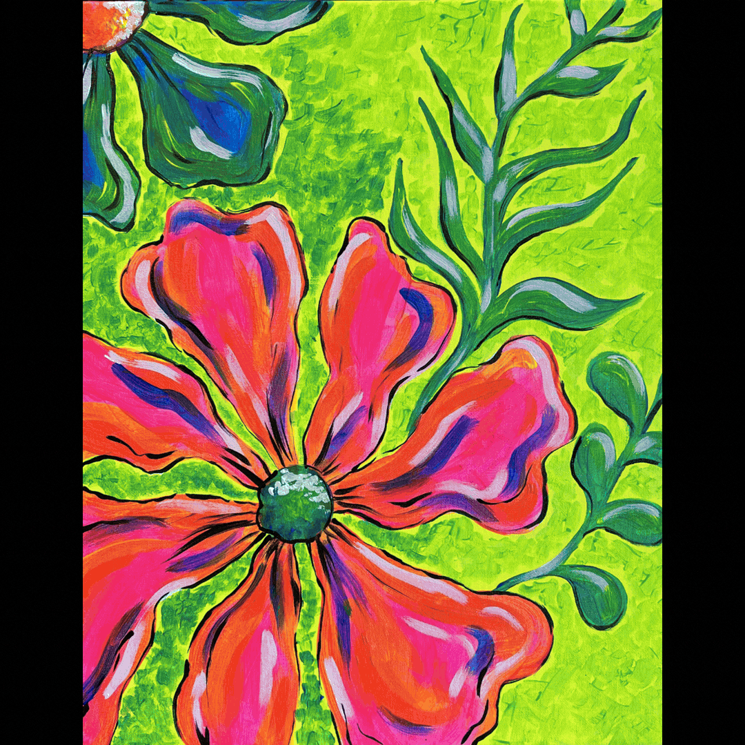 Blacklight Blooms